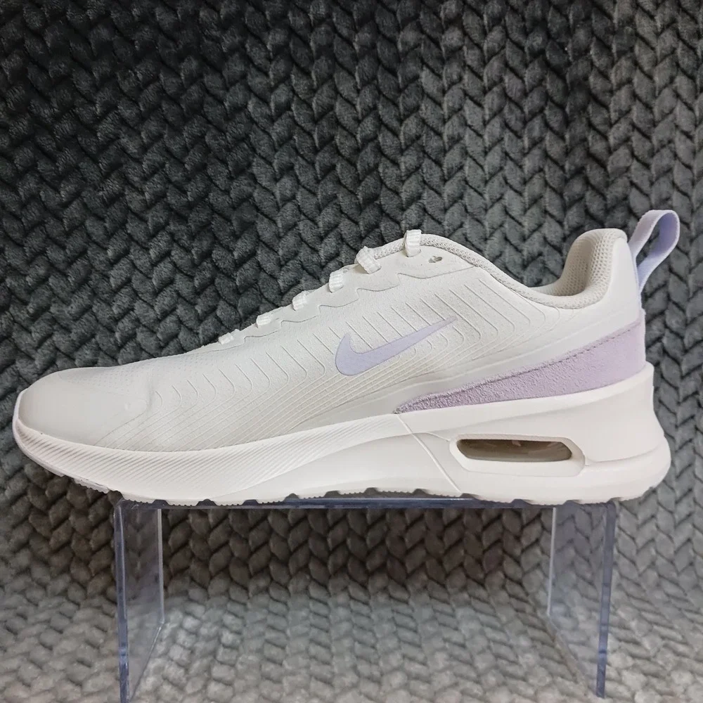 Nike Air Max Nuaxis SE Summit White Amethyst Tint Women's Running Shoes Size 11